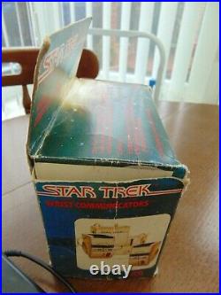Rare 1979 Mego Star Trek Motion Picture Wrist Communicators In Original Box