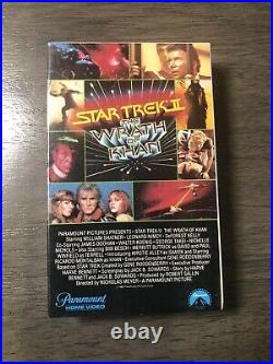 Rare mint sealed 1982 Betamax STAR TREK II The Wrath Of Khan (NOT VHS)