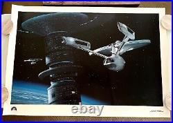 Return of the Enterprise lithograph by Dru Blair (1999) Star Trek