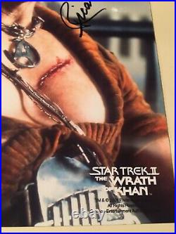 Ricardo Montalban as Khan in Star Trek The Wrath of Khan Movie Autographed Photo