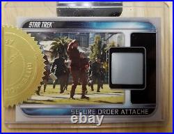 Rittenhouse Star Trek 2009 Movie Relic Card RC1 Secure Order Attche Incentive