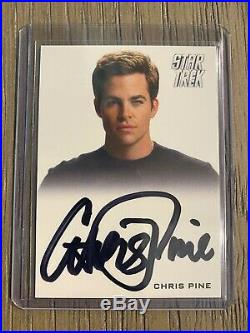 Rittenhouse Star Trek Beyond Movie Chris Pine Captain Kirk Auto Autograph VL