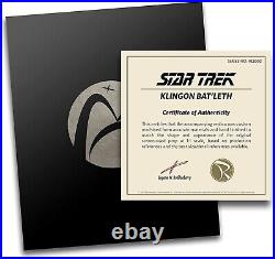 Roddenberry Star Trek Klingon Bat'leth 11 Scale Prop Replica new in box limited