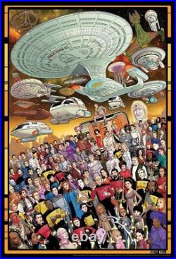 Roddenberry Star Trek The Next Generation 30th Anniversary Poster Set limited