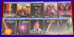 STAR TREK 1 10 COMPLETE MOVIE STEELBOOK COLLECTION 50th An UK ALL NEW & SEALED