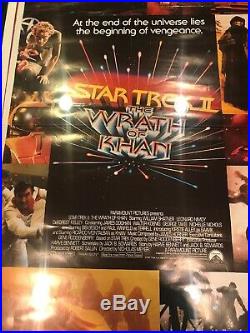 STAR TREK 2 THE WRATH OF KHAN Extremely Rare XX Large 40x 60 MOVIE POSTER 1982