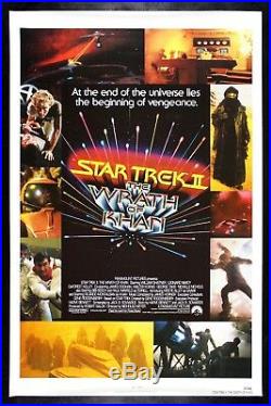 STAR TREK 2 WRATH OF KHAN CineMasterpieces MOVIE POSTER SIGNED GENE RODDENBERRY