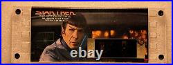 STAR TREK 70mm Collectible Cell Frames with custom Lighted Display Case NICE