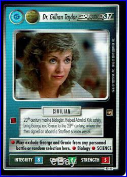 STAR TREK CCG THE MOTION PICTURES RARE CARD DR. GILLIAN TAYLOR (federation)