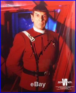 STAR TREK IV Movie Autograph Leonard Nimoy/Mr Spock Signed 8x10 Photo(LHAU-067)