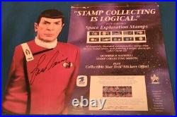 STAR TREK LEONARD NIMOY Mister Spock U. S. P. S. Advertising poster hand signed