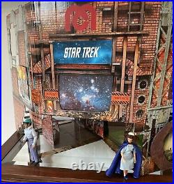 STAR TREK MEGO PLAYSET CUSTOM CITY on THE EDGE of FOREVER with FIGURES