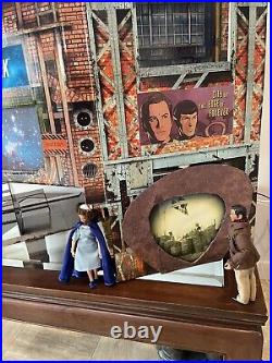 STAR TREK MEGO PLAYSET CUSTOM CITY on THE EDGE of FOREVER with FIGURES