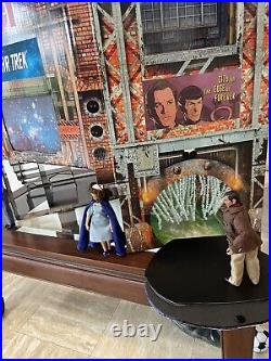 STAR TREK MEGO PLAYSET CUSTOM CITY on THE EDGE of FOREVER with FIGURES