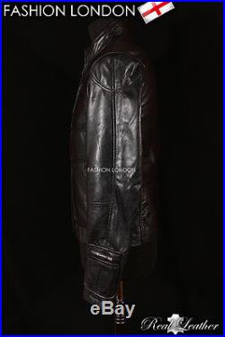 STAR TREK Men's Film Movies Leather Jacket Black Soft Lambskin Jacket 2438