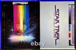 STAR TREK Motion Picture Bob Peak 2x Artwork Transperancies Size 8 x 10 inch