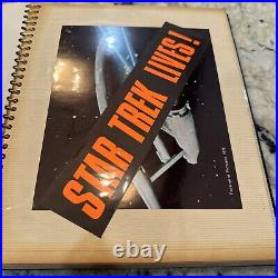 STAR TREK Original Series Vintage Photo Album Collection Photos Fan Club Shelf