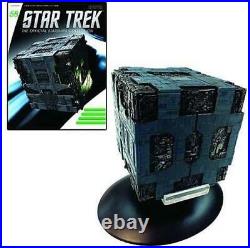 STAR TREK Starships Borg Tactical Cube Die-Cast Vehicle with Collector Magazine