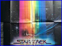 STAR TREK THE MOTION PICTURE Original UK Quad Movie Poster Shatner Nimoy