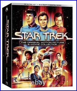 STAR TREK THE ORIGINAL MOTION PICTURE 6 MOVIE COLLECTION 4K Ultra HD + Blu-ray