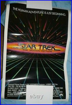 STAR TREK The Motion Picture 1979 Advance One-Sheet Movie Poster 25 x 39