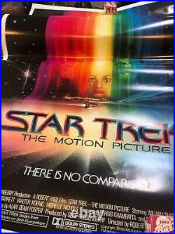 STAR TREK The Motion Picture 1979 Original Sheet Movie Poster Monster Size Rare