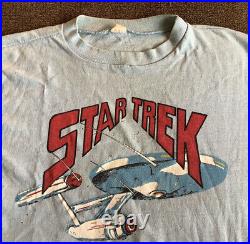 STAR TREK VINTAGE T SHIRT 1977 Space, The Final Frontier ORIGINAL SEARS