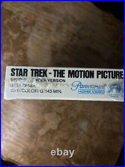 Sealed Star Trek The Motion Picture 1980 Vhs Long Version Paramount Watermar