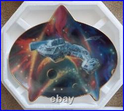 Set Of 7 Hamilton Collection Star Trek Plates Starships of the Next Generation