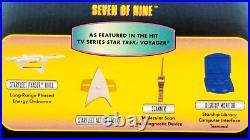 Seven of Nine Silver Target Starfleet Command Star Trek Voyager Playmates MOC 99