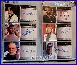 Skybox Star Trek Insurrection Movie Complete Master Set Autographs Gold Binder +