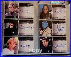 Skybox Star Trek Insurrection Movie Complete Master Set Autographs Gold Binder +