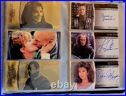 Skybox Star Trek Insurrection Movie Complete Master Set Autographs Gold Binder +