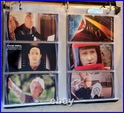 Skybox Star Trek Insurrection Movie Complete Master Set Autographs Gold Binder +