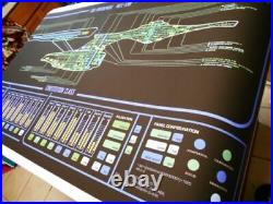 StAr TrEk prop Galaxy StAr map lcars poly translight poly print HUGH