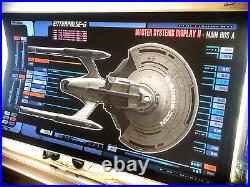 StAr TrEk prop Galaxy StAr map lcars poly translight poly print HUGH