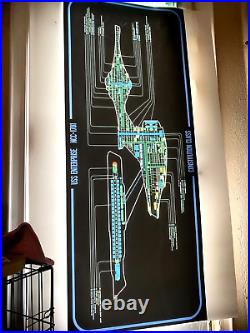 StAr TrEk prop Galaxy StAr map lcars poly translight poly print HUGH