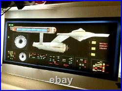 StAr TrEk prop MSD TOS Entereprise 1701 galaxy Transligh print EXCELLENT 5 Foot