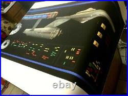 StAr TrEk prop MSD TOS Entereprise 1701 galaxy Transligh print EXCELLENT 5 Foot