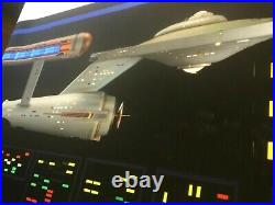 StAr TrEk prop MSD TOS Entereprise 1701 galaxy Transligh print EXCELLENT 5 Foot