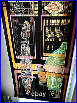 StAr TrEk prop MSD TOS Entereprise 1701 galaxy Transligh print EXCELLENT 5 Foot