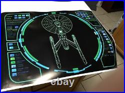 StAr TrEk prop MSD TOS Entereprise 1701 galaxy Transligh print EXCELLENT 5 Foot