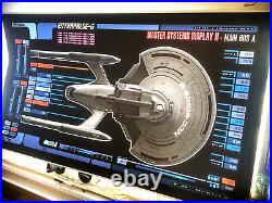 StAr TrEk prop Picard season 3 Enterprise G TiTan lcars translight print