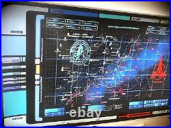 StAr TrEk prop Picard season 3 StAr MAP Enterprise lcars poly translight print