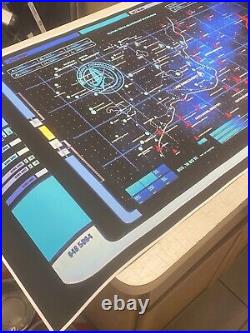 StAr TrEk prop Picard season 3 StAr MAP Enterprise lcars poly translight print