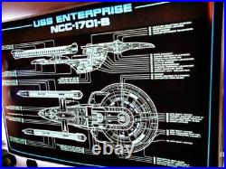 StAr TrEk prop TnG enterprise ready room Transligh print EXCELLENT I WANT THAT