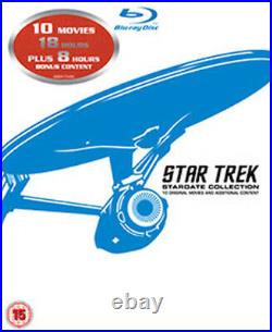 Star Trek 1 To 10 Movie Collection (10 Films) Blu-ray Uk New Bluray