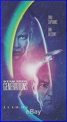 Star Trek 1994 Skybox Generations Movie #0 Mnba Credit Card Exclusive Promo Card