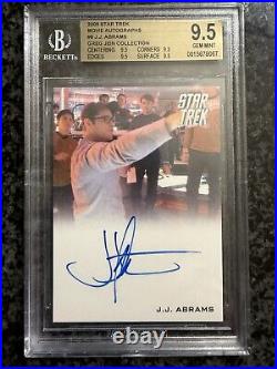 Star Trek 2009 Movie Autograph Auto Director J. J. Abrams BGS 9.5 Gem Mint