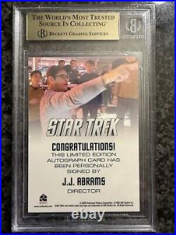 Star Trek 2009 Movie Autograph Auto Director J. J. Abrams BGS 9.5 Gem Mint